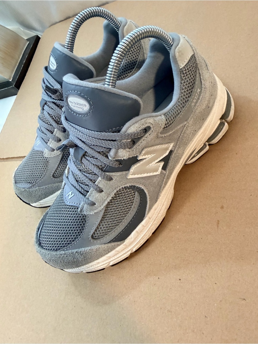 New Balance 2002R Steel Lead Gray Shoes Sneakers Little Kids  Size 5.5